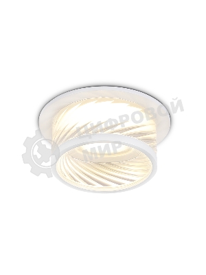 Светильник Ambrella light TN1251 SWH/CL белый песок/прозрачный GU5.3 D98*58