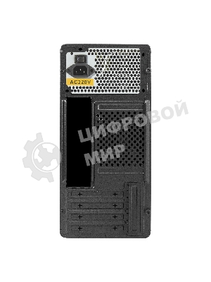 Корпус ExeGate BAA-503-UNS400, Mini-Tower, чёрный, 1 x 80/90 мм, БП 400 Вт