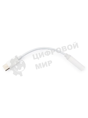 Переходник Cablexpert Переходник USB, USB Type-C/Jack3.5F, пакет (CCA-UC3.5F-01-W)