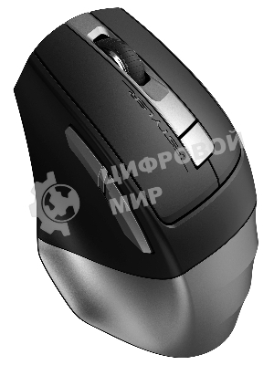 Мышь беспроводная A4Tech Fstyler FB35C серый/черный, 2000 dpi, радиоканал, Bluetooth, USB, кнопки - 6