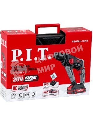 Перфоратор P.I.T. PBH20H-18A/1 патрон:SDS-plus уд.:1.4Дж аккум.