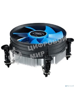 Кулер для процессора DEEPCOOL THETA 9 PWM черный/синий, 92 мм, алюминий, 3200 об/мин, 41.3 дБ, 4 pin, 95 Вт, 46.5 мм