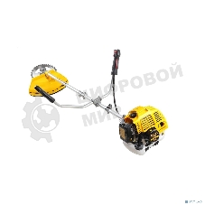 Газонокосилка Champion Т433 Мощность двигателя 1.25/1.7 кВт/л.с, Вес без режущей насадки 8,2 кг, Объем двигателя 42,7 см3, Объем топливного бака 950 мл, Максимальный расход топлива 610 г/кВт•ч/мл/ч, Тип рукоятки U-образная, штанга прямая Разъемная, Длина 