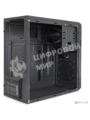 Компьютерный корпус Minitower ExeGate EX286438RUS BA-309U2-350W-8 (mATX, БП AA350 с вент. 8см, 1хUSB+2хUSB 3.0, HD аудио, черный)