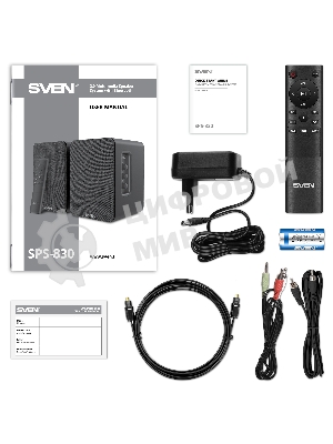 Акустическая система SVEN АС SPS-830 2.0 черный 60Вт BT