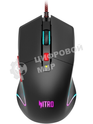 Мышь проводная Acer Nitro OMW301 черный, 7200 dpi, USB, кнопки - 6
