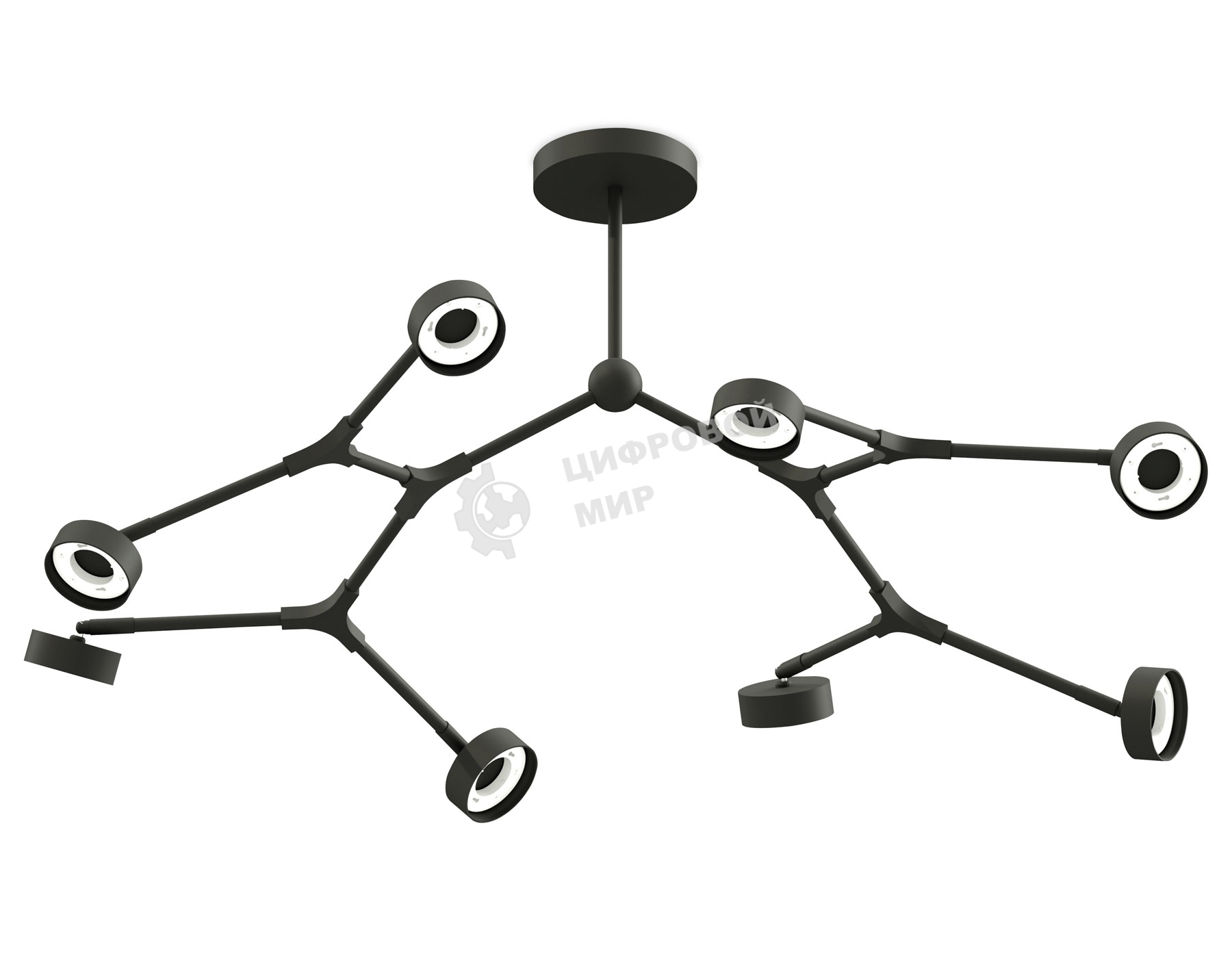Корпус светильника C9060/8 SBK черный песок 1100*400*200mm GX53/8