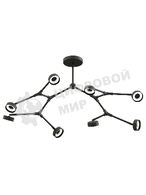 Корпус светильника C9060/8 SBK черный песок 1100*400*200mm GX53/8