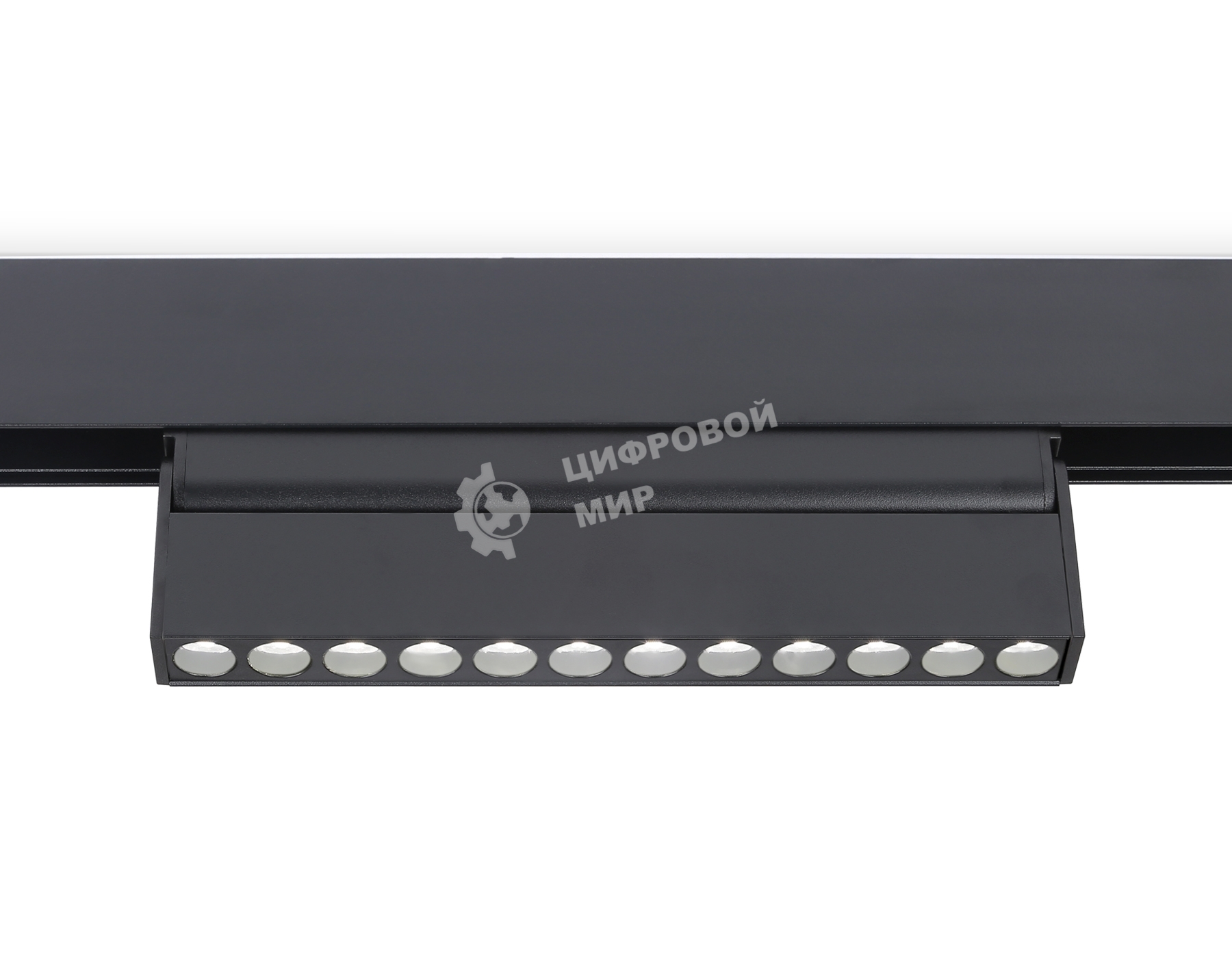 Светильник трековый светодиодный GL4048 BK черный IP20 12W 4200K 48V 24° 223*22*105