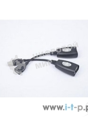 Кабель Gembird USB 2.0 удлинительный AM/AF/RJ45Fx2 по витой паре