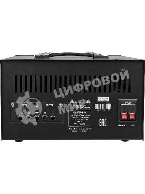 Стабилизатор Ресанта АСН-5 000/1-ЭМ 63/1/6 220В±2%, Габариты 395х235х183, Вес 18 кг