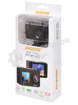 Экшн-камера Digma DiCam 420 черный