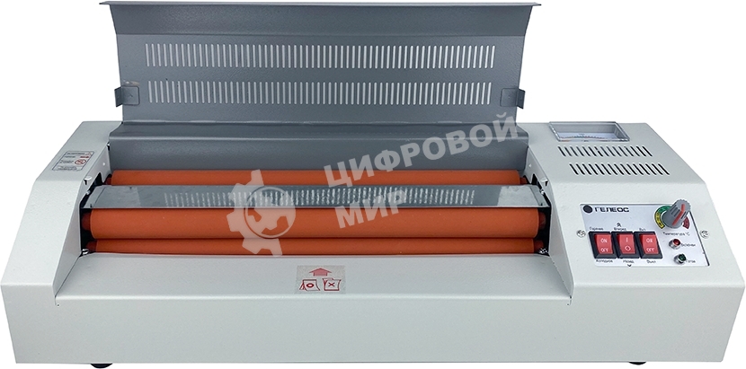 Ламинатор Гелеос ЛМ A3 Про, А3, 2х250 (пленка 60-250мкм), 620 мм/мин, 4 вала, реверс, металл. корпус, мах толщина 2мм