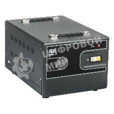 Стабилизатор напряжения IEK Hub 8кВА однофазный черный (IVS21-1-008-13)