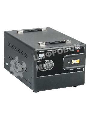 Стабилизатор напряжения IEK Hub 8кВА однофазный черный (IVS21-1-008-13)