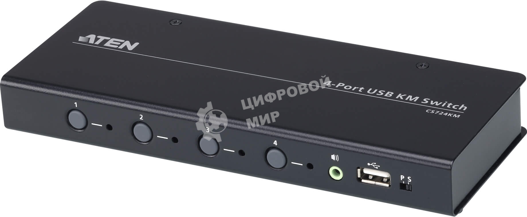 Переключатель КМ 4-портовый USB с функцией Boundless Switching (кабели включены) 4-Port USB Boundless KM Switch