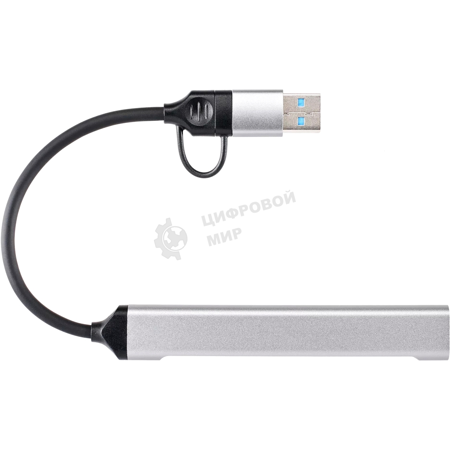USB-концентратор TypeC+adapter-->USB3.0+2USB2,0+SD+TF, VCOM