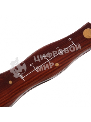 Нож грибника складной Palisad 145 мм, деревянная рукоятка