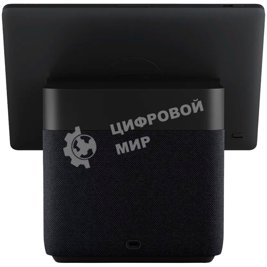 Умная колонка Яндекс Станция Дуо Макс, Zigbee, с дисплеем, 60Вт, с голосовым ассистентом Алиса на YaGPT, черный (YNDX-00055BLK)