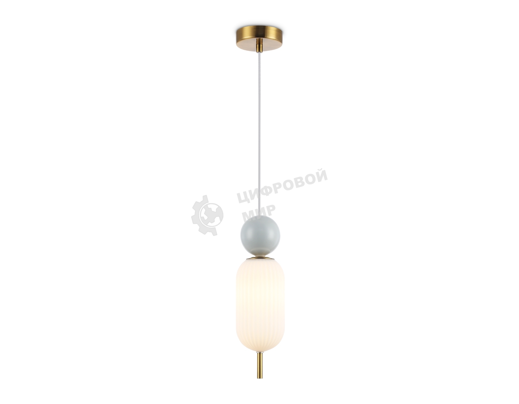 Светильник Ambrella light LH53101 BS/GR/FR латунь/серый/белый матовый G9 max 28W D100*330