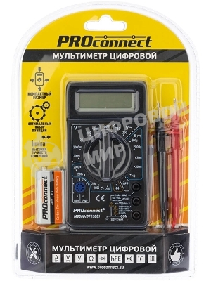 Портативный мультиметр PROconnect M830B (DT830B)