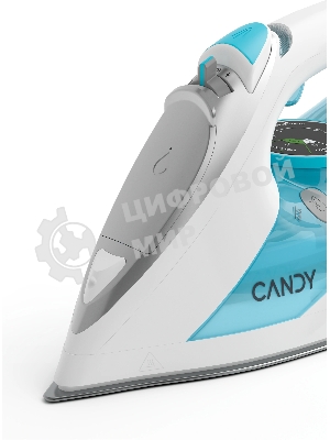 Утюг Candy CI-101 белый/голубой, 2700 Вт, 55 г/мин, 160 г/мин, 500 мл
