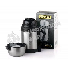 Термос Diolex DXU-1000-1 1000 мл, универсальный, ремешок в комплекте, из нержавеющей стали
