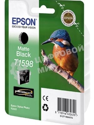 Картридж струйный Epson C13T15984010 черный матовый (850 стр) для Epson St Ph R2000