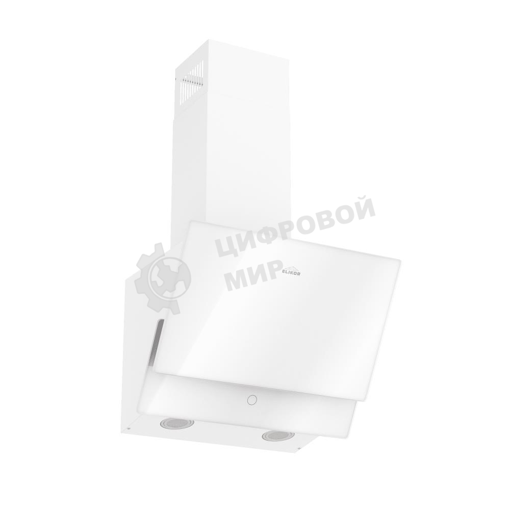Вытяжка наклонная Elikor Vertex WH 60 белый, 60 см, 750 куб. м/ч, 56 дБ
