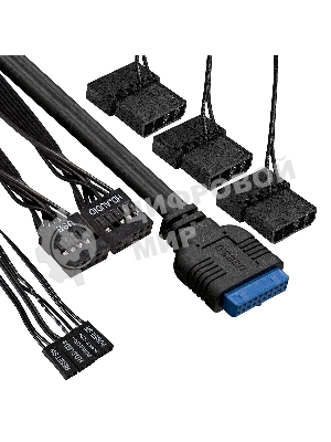 Компьютерный корпус Miditower ExeGate EVO-9202-NPX600 (ATX, БП 600NPX с вент. 12 см, с окном, 1*USB+1*USB 3.0, аудио, 3 вент. 12см с RGb подсветкой)