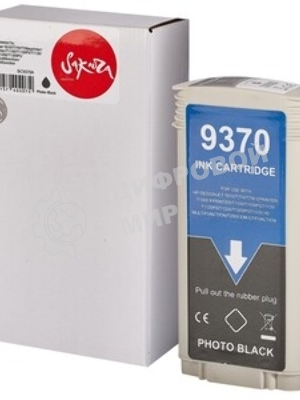 Картридж струйный Sakura C9370A (№72 Photo Black) для HP, фото-черный, 130 мл.