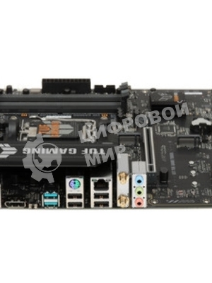 Материнская плата ASUS TUF GAMING A620M-A PLUS WIFI, AM5, AMD A620A, 4xDDR5, 4xSATA, 2xM.2, 1xPCIe 4.0 x16, 1xPCIe 3.0 x1, 1xHDMI, 2xDP, 1x2.5Gb LAN, Wi-Fi 6, Bluetooth 5.3, 2xUSB-A 10Gbps, 4xUSB-A 2.0, 3x3.5 мм, 7.1, mATX