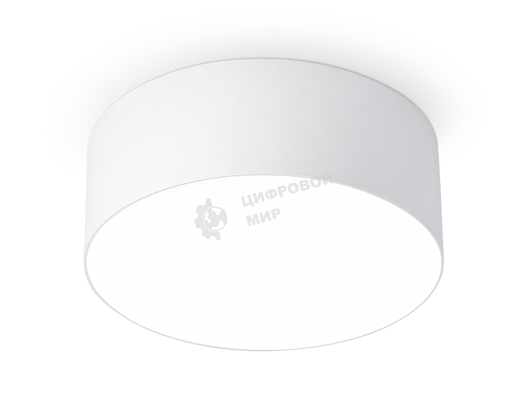 Потолочный светодиодный светильник Ambrella light FV5512 WH белый LED 15W 4200K D120*58 (Без ПДУ)