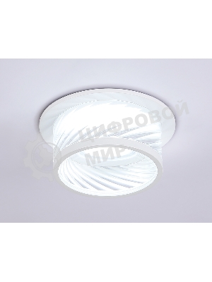 Светильник Ambrella light TN1251 SWH/CL белый песок/прозрачный GU5.3 D98*58