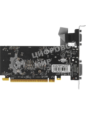 Видеокарта AFOX GeForce GT 730, 2 GB DDR3, 64 bit, DVI, HDMI, VGA, GPU 900 MHz