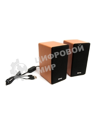 Акустическая система Dialog AST-20UP - акустические колонки 2.0, 6W RMS, Cherry, питание от USB