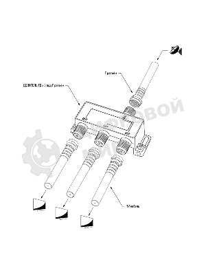 Делитель PROconnect ТВ х 3 под F разъем 5-2500 МГц 