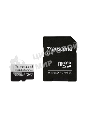 Карта памяти Transcend 256GB microSD w/ adapter U1, High Endurance R95/W45 MB/s