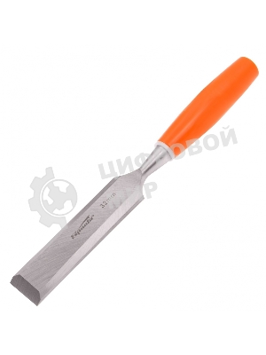 Стамеска Sparta 32 мм, плоская, пластиковая рукоятка