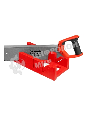 Стусло Matrix, 300x100 мм, пластиковое + обушковая пила, 350 мм, двухкомпонентная рукоятка