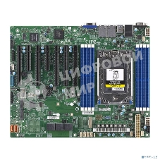 Материнская плата серверная Supermicro MBD-H12SSL-I-B, SP3, AMD EPYC 7002/7003, 8xDDR4, 8xSATA, 2xM.2, 5xPCIe x16, 2xPCIe x8, 2x1Gb LAN, 4xUSB 3.2 Gen 1, 1xVGA, ATX