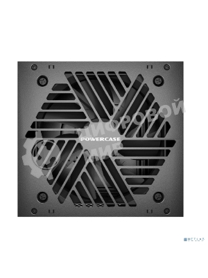Блок питания Powercase PW500 (80 Plus, ATX 2.31, 500W, APFC, DC-DC, 120мм Fan) / PS-500W-DC