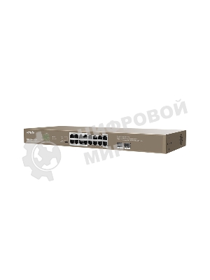 Коммутатор IP-COM G1118P-16-250W, 16×1 Гбит/с PoE+ + 2×1 Гбит/с SFP, неуправляемый