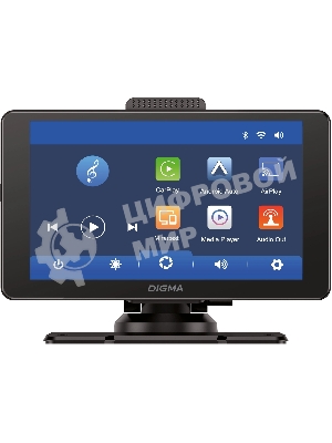 Автомобильный монитор Digma Smart Play 600, BT, Wi-Fi, CarPlay, Android auto 7