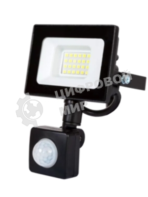 Прожектор GLANZEN FAD-0011-20 светодиодный c датчиком движения 20Вт 6000 к sip