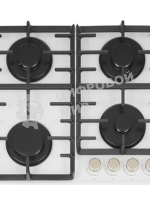 Газовая варочная панель Gorenje GT642AXW, 4 конфорки, закаленное стекло, белый