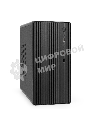 Корпус ExeGate BAA-503-UNS450, Mini-Tower, чёрный, 1 x 80/90 мм, БП 450 Вт