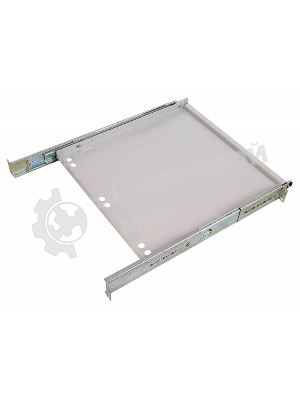 Полка клавиатурная ЦМО с телескопич. направляющими, регул. глубина 580-620 мм, черный (ТСВ-К4-9005)