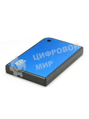 Внешний корпус для HDD/SSD AgeStar 3UB2A14 SATA II пластик/алюминий синий 2.5
