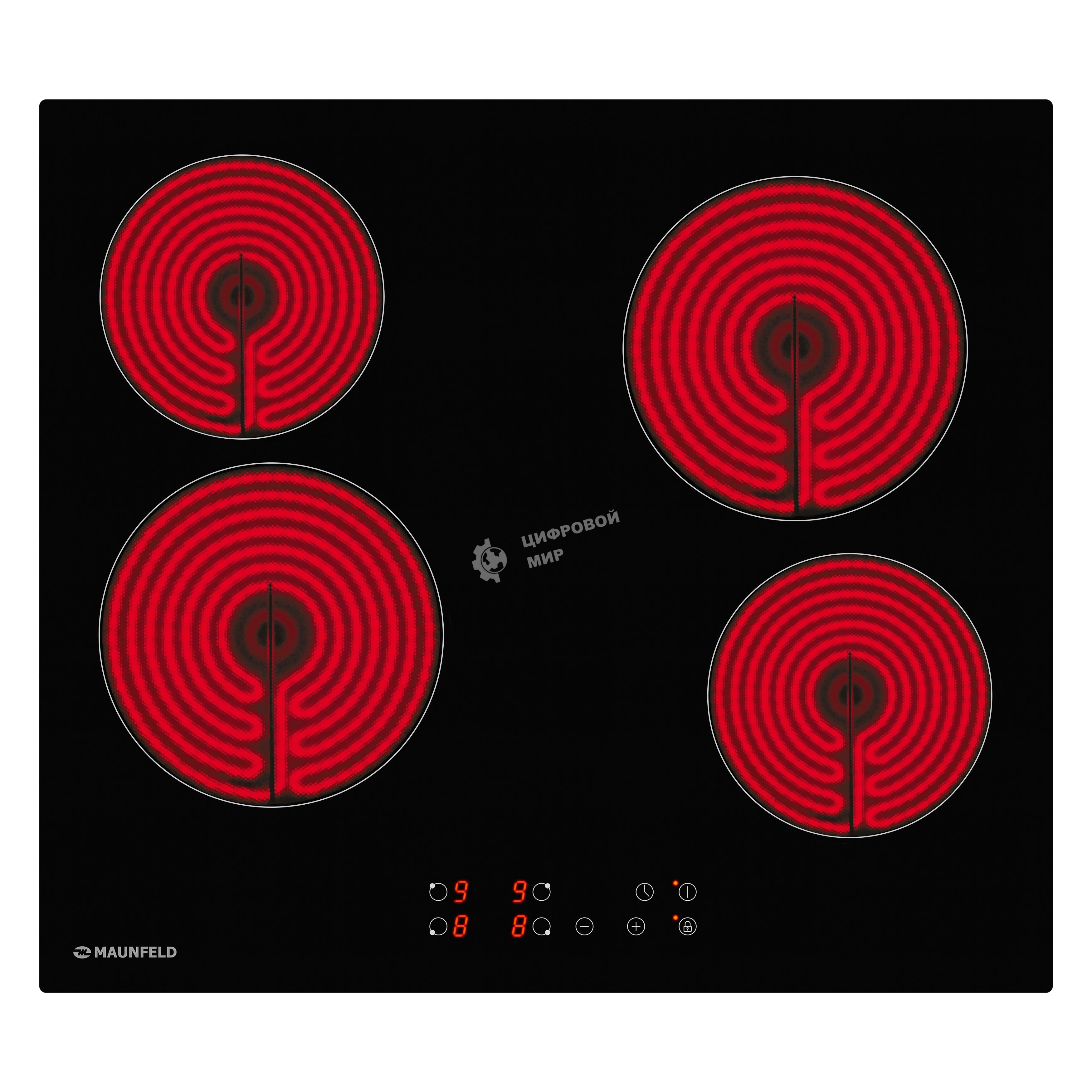 Варочная панель Maunfeld EVCE.594-BK ЧЕРНОЕ стекло